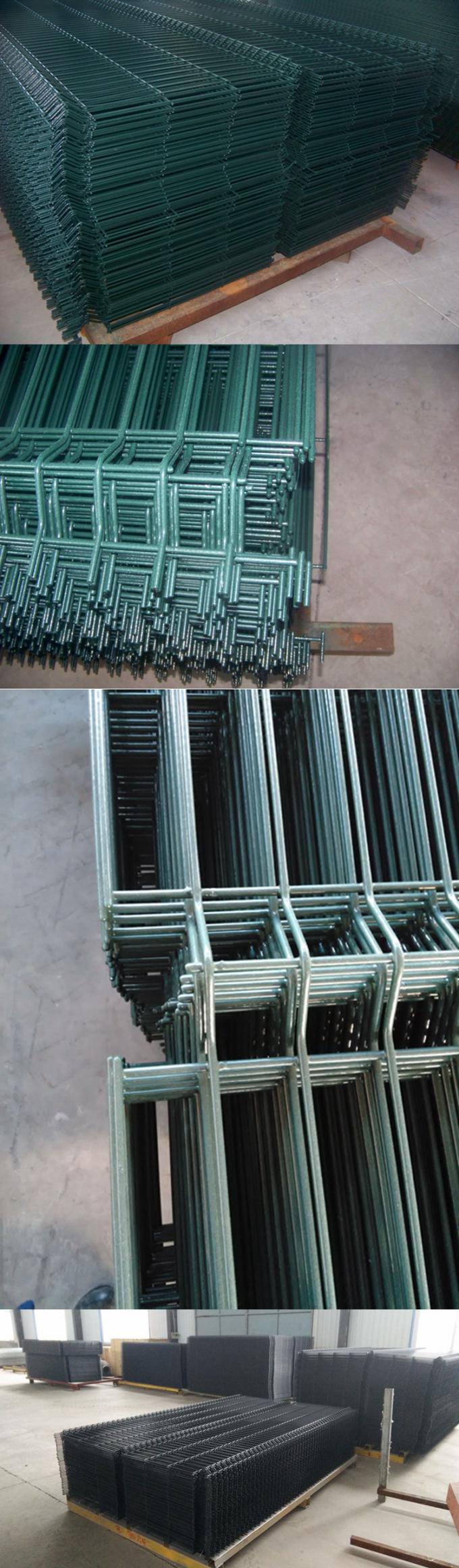 PVC Coated Cheap Curved Sheet Metal Wire Mesh Fencing for Residential 0