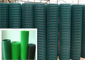 Professional Blue PVC Coated Wire Mesh 20 Gauge Rust Resistance 0
