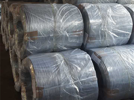 SGS CE Galvanized Steel Wire Rope , Welded Panel Fence Hot Dipped Steel Binding Wire 0
