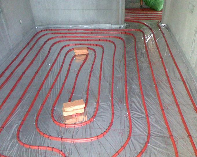 Galvanized Wire Welded Fence Panel 2 × 6 feet for Radiant Floor Heating System 0
