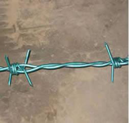 Rust Resistance Plastic Barbed Wire Fence For Livestock , Barbed Wire Rolls 0