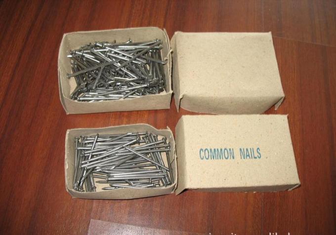 4.8mm / 80mm Iron Wire Nails , Low Carbon Steel Galvanized Common Nails 0