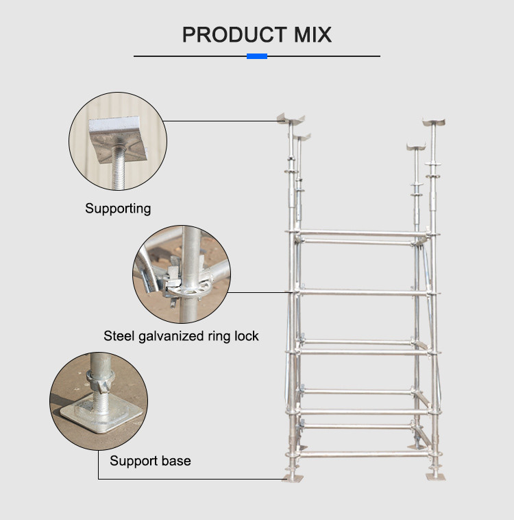 Ring Lock Scaffolding System For High Rise Building Construction01