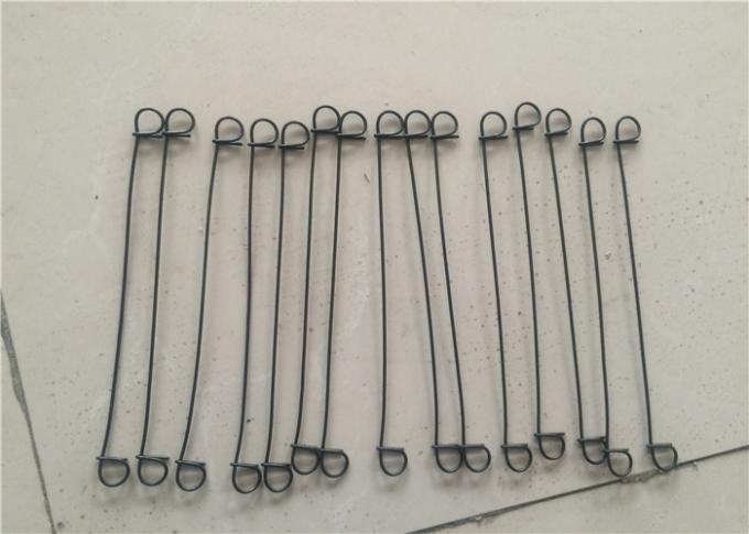 Bar Tie Galvanised Iron Wire With Double Loop Tie , 16 Gauge 1000pcs Per Roll 0