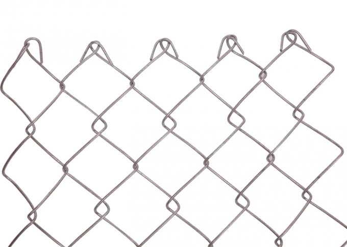 2.0mm Wire Diameter Chain Mesh Fencing 55 X 55 Twisted Selvages For Residence 0