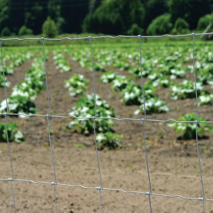 12.5 GA Steel Woven Field Fence with Class 1 Galvanized Coating 100 ft. roll 0