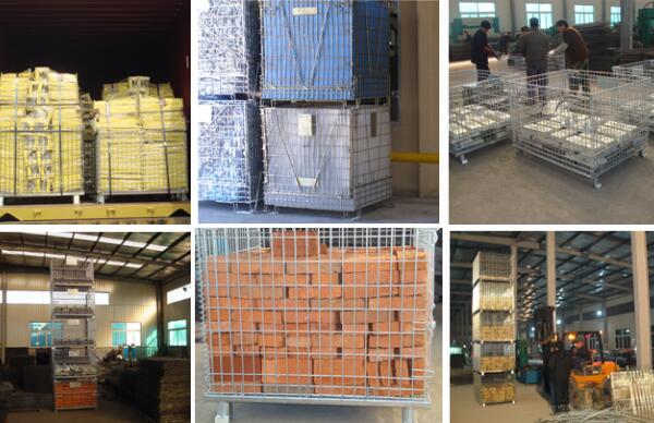 Heavy Duty 50mm Galvanized Welded Metal Storage Cages for Transportation 0
