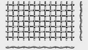 Acid Resisting Galvanized / Stainless Steel Pre Crimped Wire Fencing , SGS 1