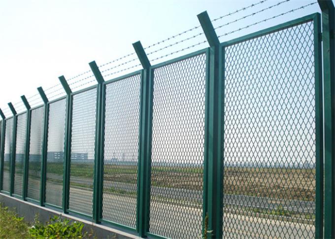 Heavy Duty Aluminum Expanded Metal Mesh , Expanded Metal Walkway Mesh 1