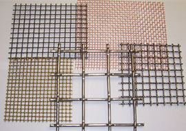 Mild Steel Zinc Barbecue SS304 Crimped Wire Mesh , Chrome Plated Wire Mesh 1