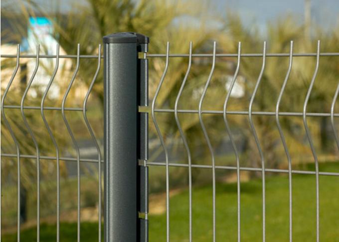 Peach Galvanised Steel Posts For Welded Mesh Panel , Nice Appearance 0