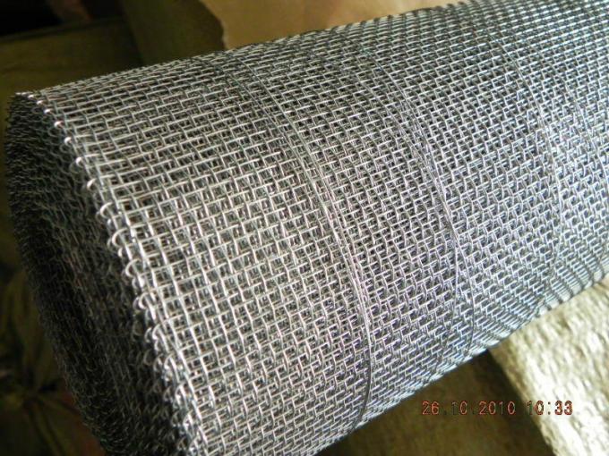 Durable Square Crimped Wire Mesh , Low Carbon Steel Wire Mesh 0.7 - 30 Inch 1