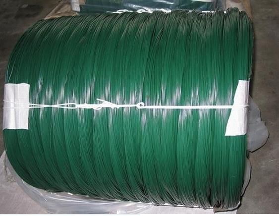 Chain Link Fence Fabric PVC Coated Wire , Decorative Plastic Coated Tie Wire 0