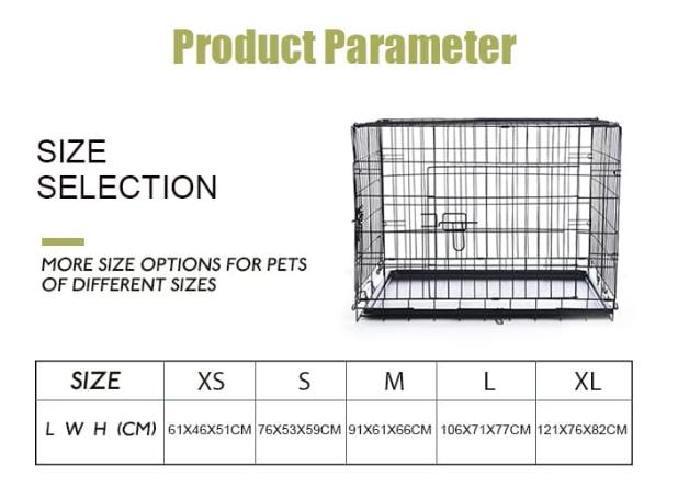 Customized 42'' 48'' large pet kennel double door animal cage steel wire dog crateCustomized 42'' 48'' large pet kennel double door animal cage steel wire dog crate